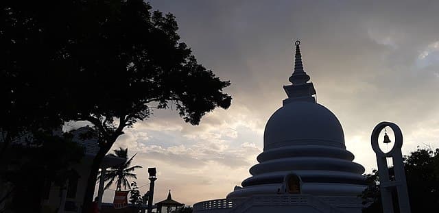 Japanese Peace Pagoda view